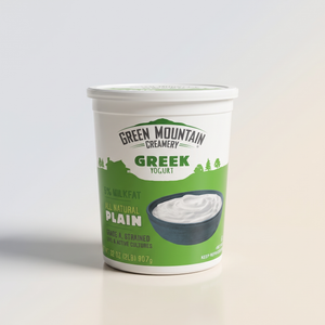Greek Yogurt, 5% Fat Plain, Green Mountain