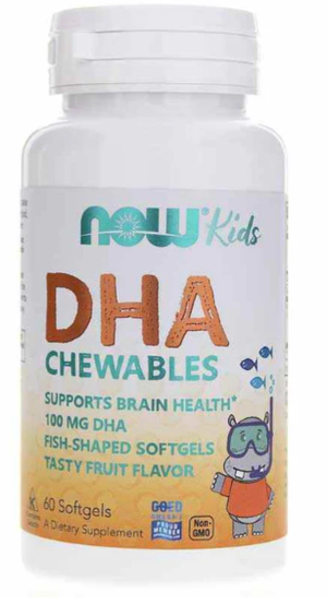 A5, DHA Chewables for Kids, NOW