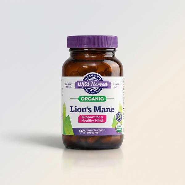 Lion's Maine, Organic, Oregon's Wild Harvest