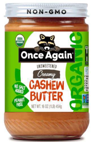 Cashew Butter, Once Again