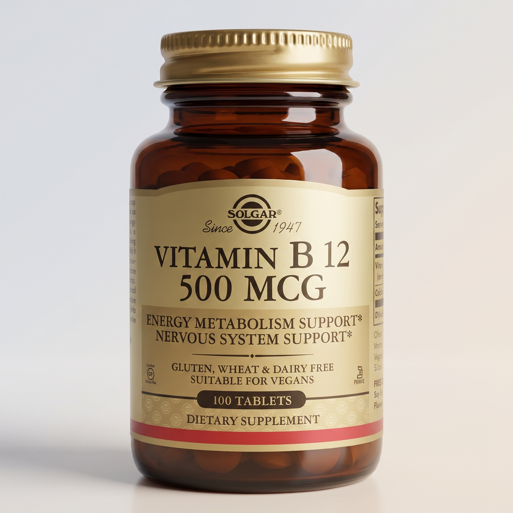 C2, Vitamin B-12, 500 mcg, 100 Tabs, Solgar