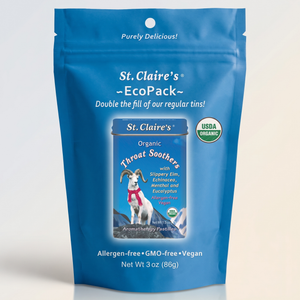 St Claire's - ORG FLIP TOP - THROAT SOOTHERS - BAG 3oz