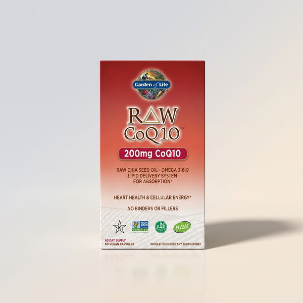 B3, CoQ10, Raw, 60caps, Garden of Life