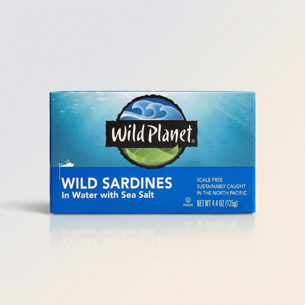 Wild Planet Sardines in Sea Salt Water  4.4 Oz