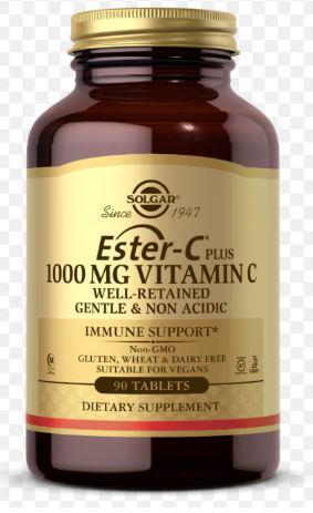 C3, Ester-C Plus, 1000 mg Vitamin C, 90 Tabs, Solgar