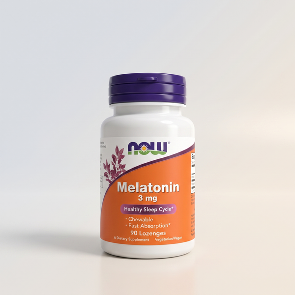 B4, Melatonin, 3 mg, 90 Lozenges, NOW