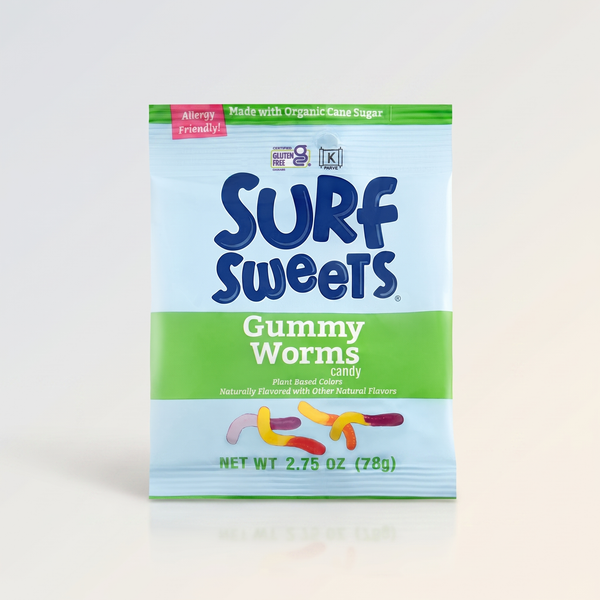 Surf Sweets Gummy Worms | 2.75 Oz Packets