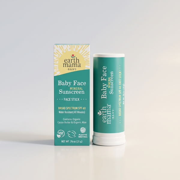 Baby Face Mineral Sunscreen Stick, Eartth Mama