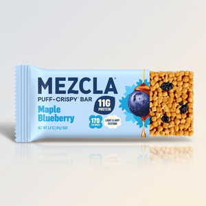 Maple Blueberry Puff-Crispy Bar, 1.4 oz, Mezcla