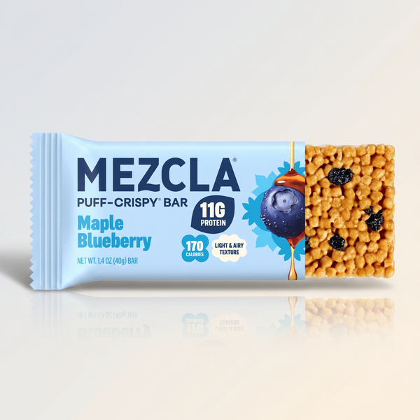 Maple Blueberry Puff-Crispy Bar, 1.4 oz, Mezcla
