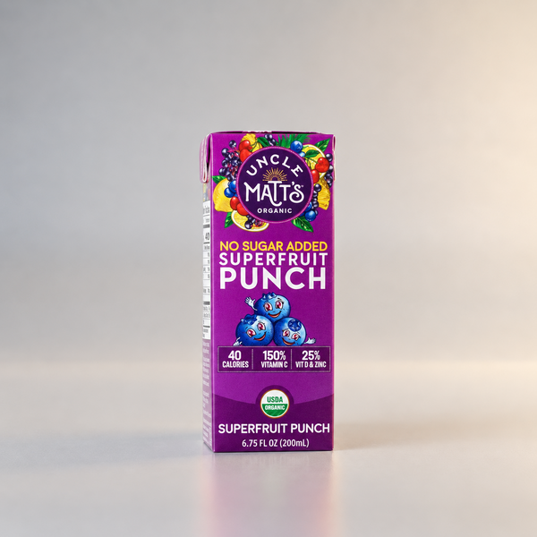 Superfruit Punch Juice Box, Uncle Matt