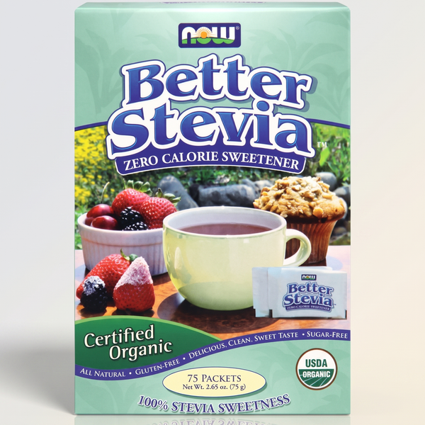 BETTER STEVIA ORGANIC PACKETS 75/BOX