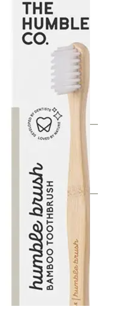 Toothbrush, sensitive, adult, bamboo, Humble Co