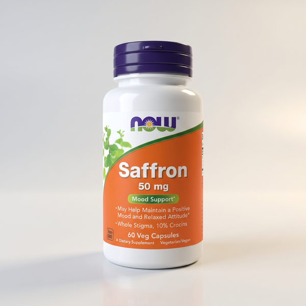 I6, Saffron 50Mg 60 Vcaps, Now
