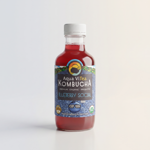 Aqua ViTea Kombucha Blueberry Social