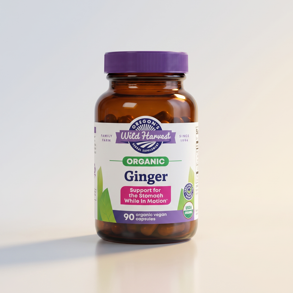 H2, Ginger. Organic