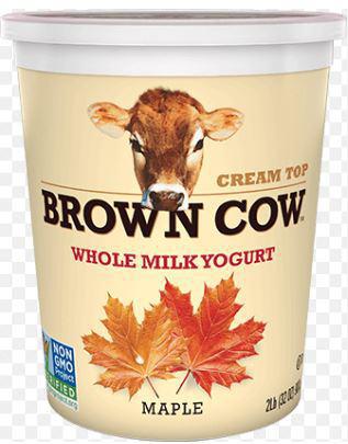 Maple Whole Milk Yogurt 32 oz, Brown Cow