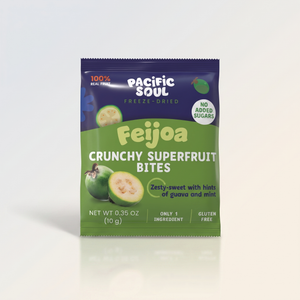 Freeze Dried Feijoa Crunchy Superfruit, Pacific Soul
