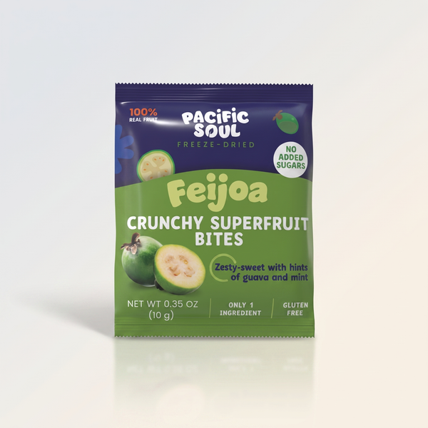 Freeze Dried Feijoa Crunchy Superfruit, Pacific Soul