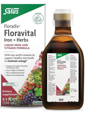 F4, Floravital Iron & Herbs Yeast-Free 8.5oz
