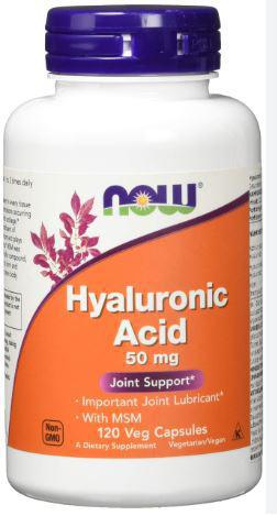 B6, HYALURONIC ACID 50MG + MSM 120 VCAPS