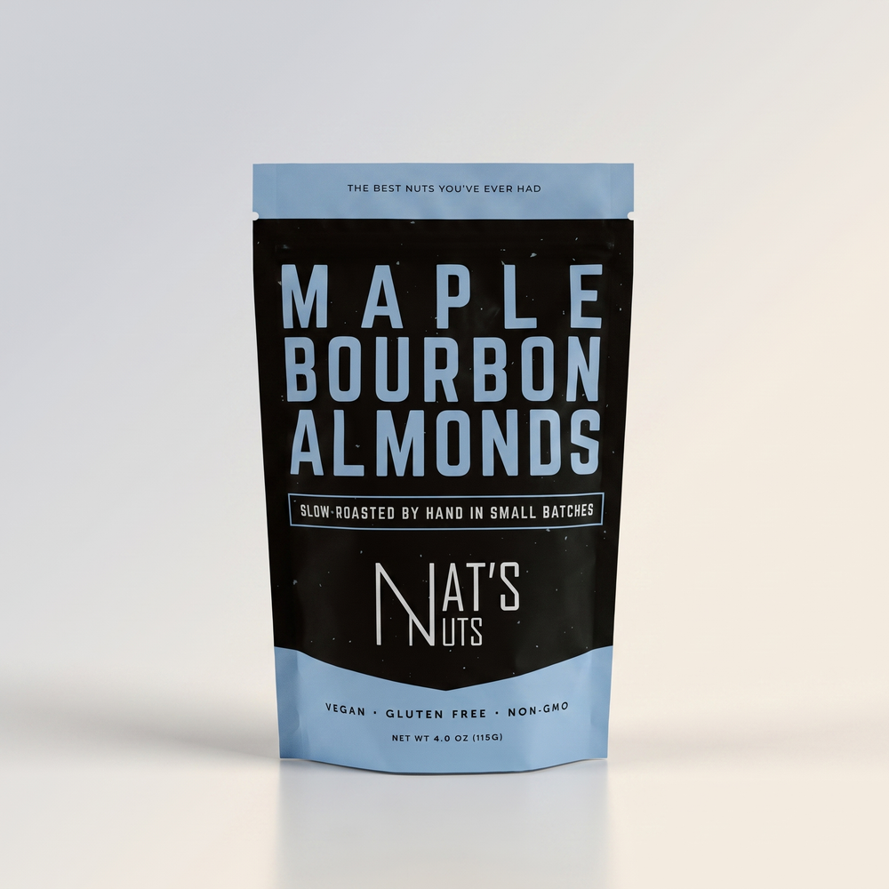 Maple Burbon Almonds, Nat's Nuts Faire