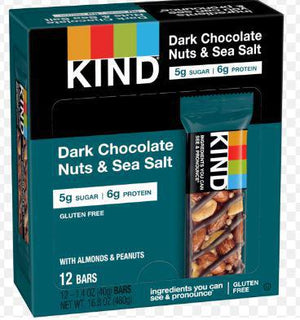 Dark Chocolate Nuts & Sea Salt, KIND bar