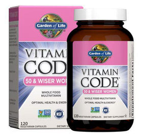 D5, Vitamin Code - 50 & Wiser Women's Multi