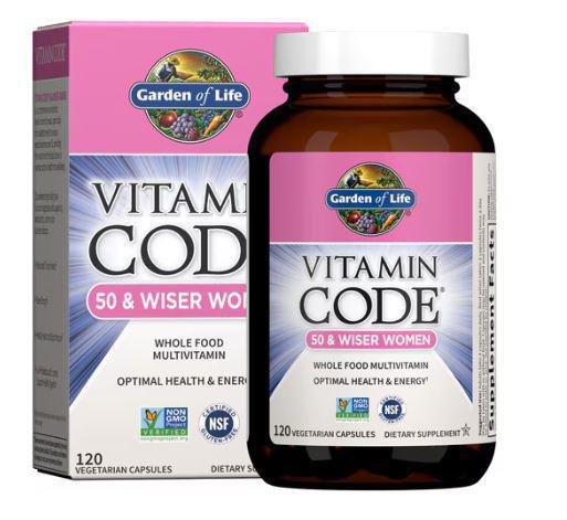 D5, Vitamin Code - 50 & Wiser Women's Multi