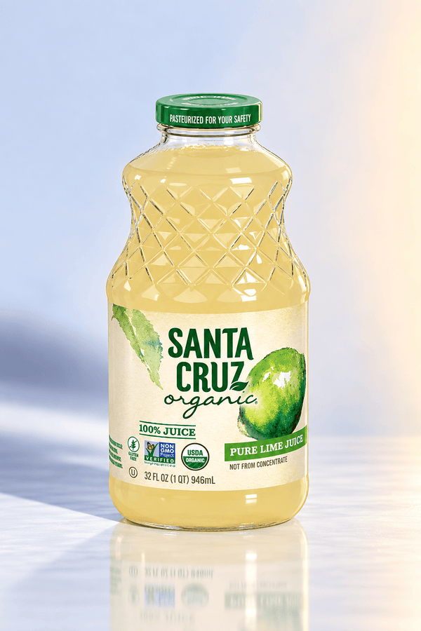 Pure Lime Juice, 32 oz, Santa Cruz