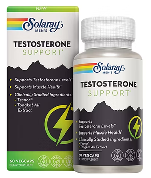 D4,  Testosterone Support 60 VCAPS, Solaray