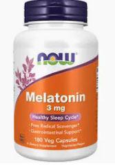 B4, Melatonin, 3 mg, 180 Lozenges, NOW