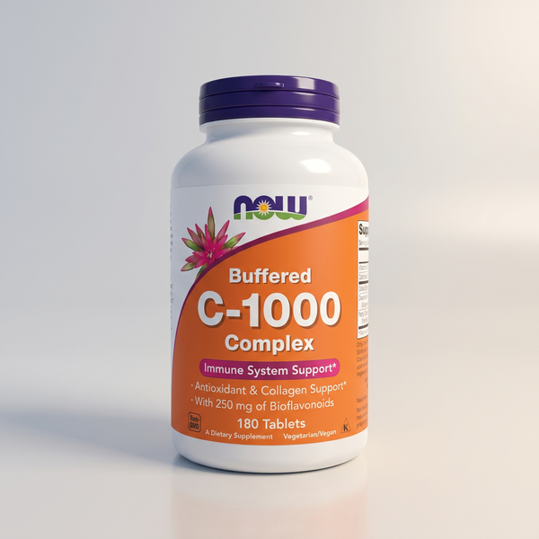 C4, Buffered C-1000 Complex, 180 Tabs, NOW