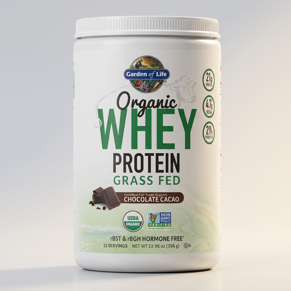 C6, Organic Grass Fed Whey Protein, 21 g, Garden of Life (04/27)