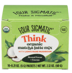 H3 & Tea Shelf, Maitake Matcha Latte, Organic, Four Sigmatic