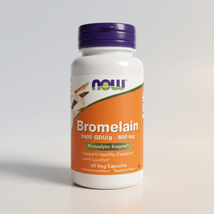 A1, Bromelain, 500 mg, 60 Veg Caps, NOW
