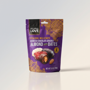 Chocolate Almond Stuffed Dates, Kitchen & Love