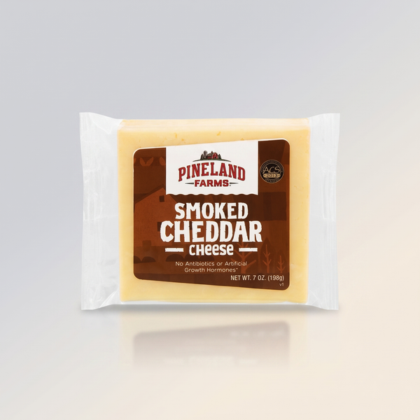 Smoked Cheddar Cheese, 7oz, Pineland Farms