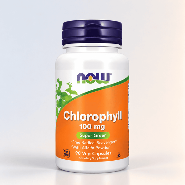 Chlorophyll, 100 mg, 90 Veg Caps, NOW