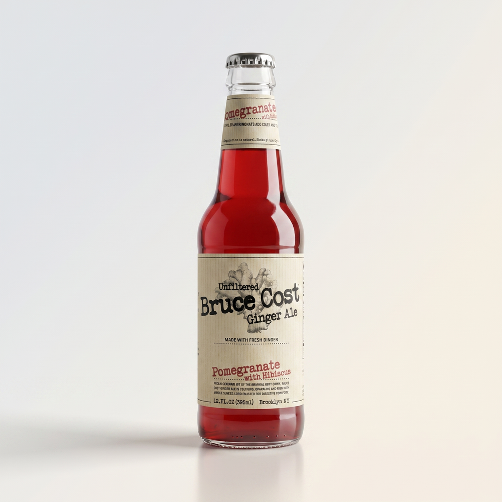 Ginger Ale Pomegranate and Hibiscus, Bruce Cost