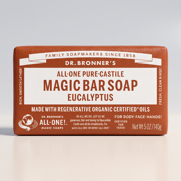 Eucalyptus, Organic Castl Bar, Dr. Bronner's