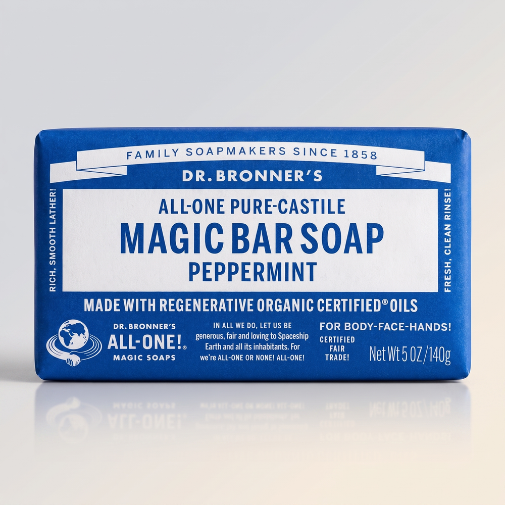 Peppermint, Organic Castl Bar, Dr. Bronner's