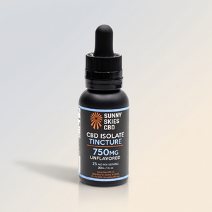 J3, Unflavored Isolate CBD Tincture, Sunny Skies