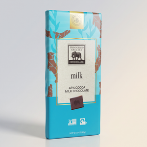 Milk Chocolate Sea Otter Bar, Endangered Species,