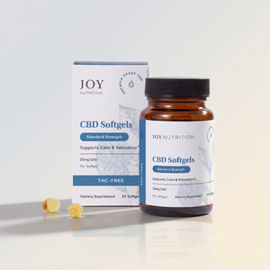J1, CBD Softgels, Joy Organics
