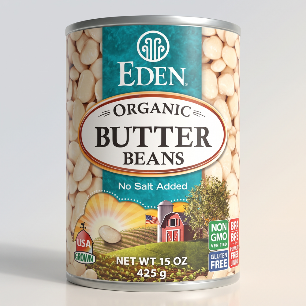 Butter Beans, Eden, Organic