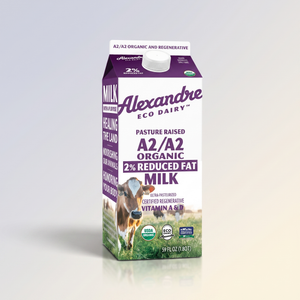 2% Milk, A2/A2, Organic, Alexandre Eco Dairy