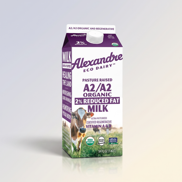 2% Milk, A2/A2, Organic, Alexandre Eco Dairy