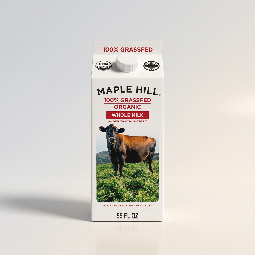 Whole Milk, 100% Grassfed, Organic, Maple Hill