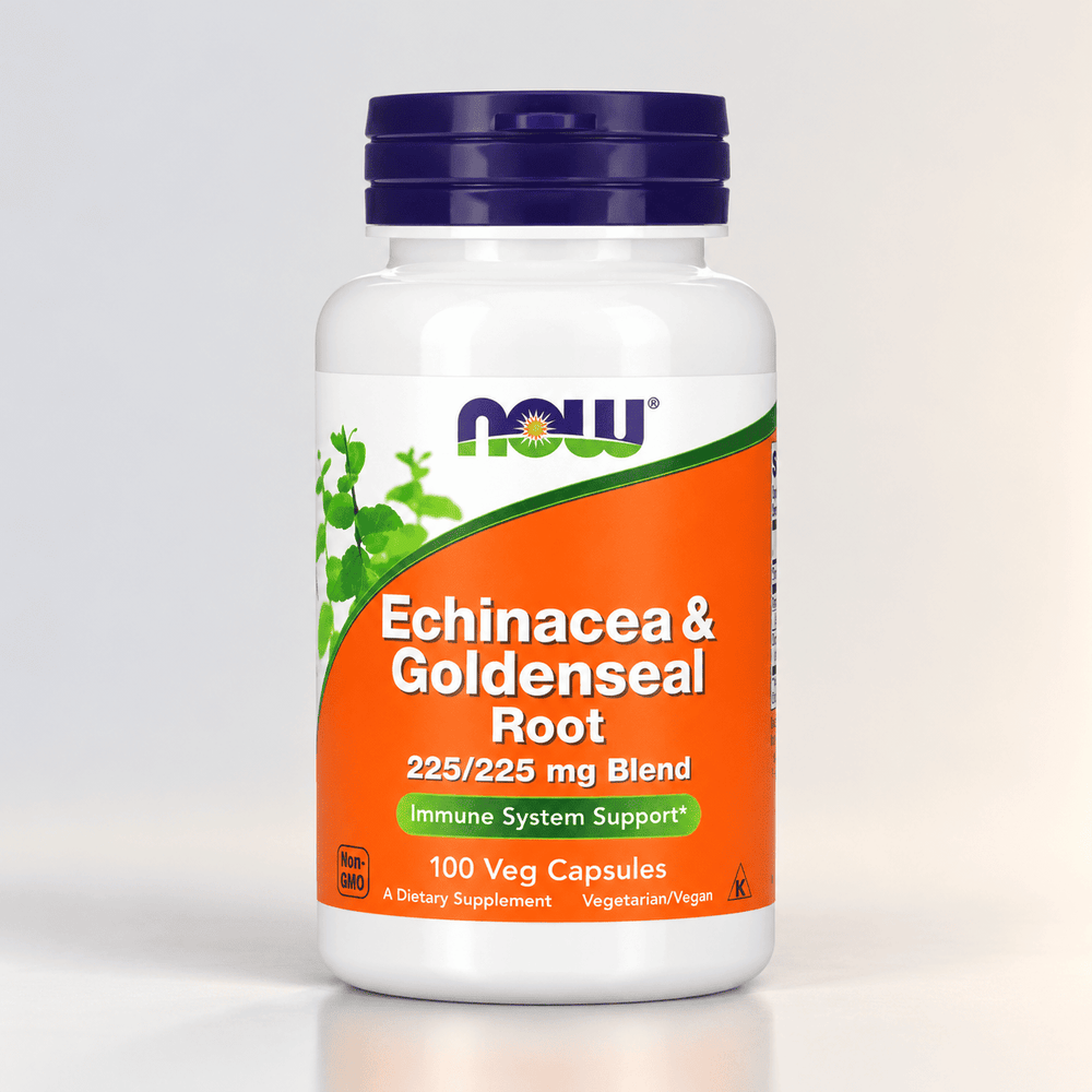 Echinacea & Goldenseal ROOT 225mg 100 CAPS, NOW